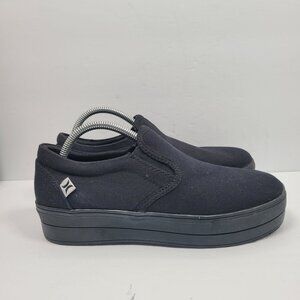 Hurley Women's Black Slip-On Canvas Sneakers US Size 8M